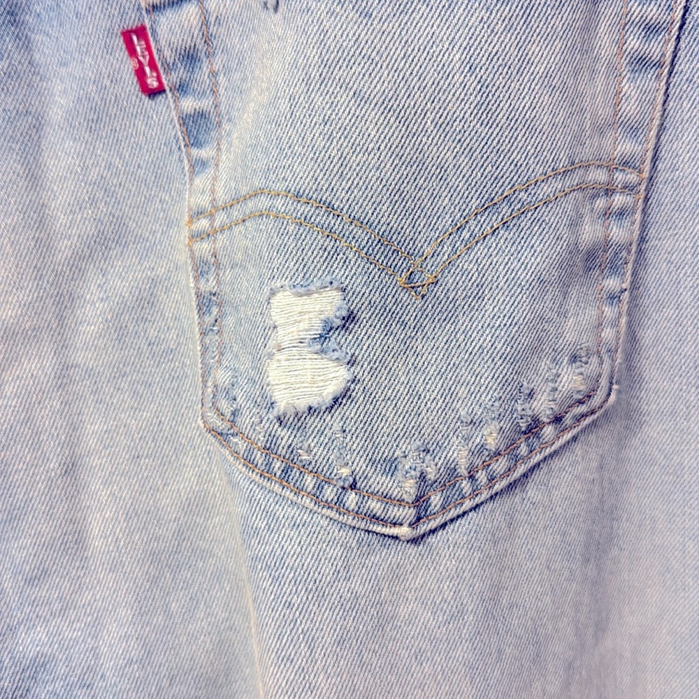 HOST PICK!!! ๐๐๐๐NWT Levi's Premium501 93 Straight WOMEN JEANS- Blue34"x 32" - Picture 8 of 9